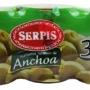 3 Pack Aceitunas Rellenas De Anchoa Serpis 120 g Lata