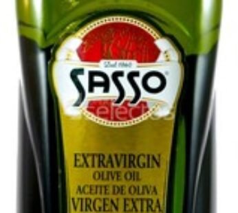 Aceite de Oliva Sasso Extra Virgen Vidrio 500mL