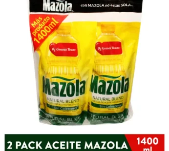 2 Pack Aceite Doy Pack 700 ml Mazola