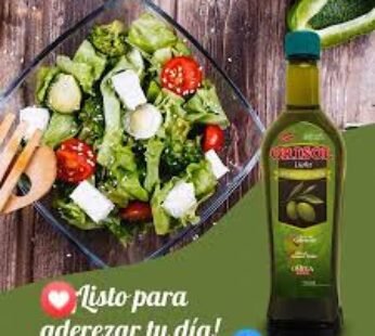 Aceite de Soya, Oleína de Palma y Oliva Orisol 750mL