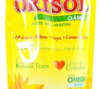 Aceite Orisol Vegetal 410 mL Bolsa