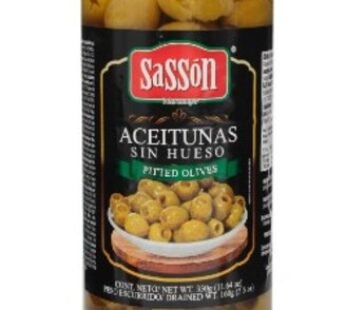 ACEITUNA SASSON DESHUESADA 330G(V)