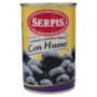 Aceitunas Negras Con Hueso Serpis 300 g Lata