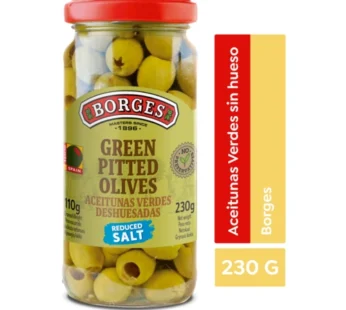 Aceitunas verdes Borges Sin Hueso 230g unidad