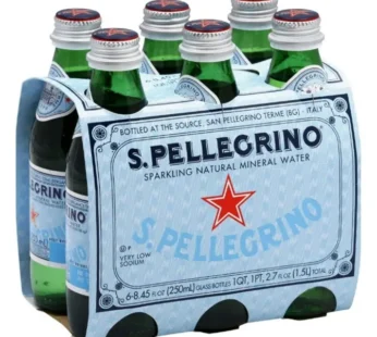 Agua Mineral San Pellegrino 250 ml 6 pack