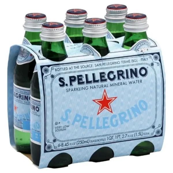 Agua Mineral San Pellegrino 250 ml 6 pack