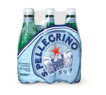 Agua Mineral San Pellegrino Natural 500mL 6Pack