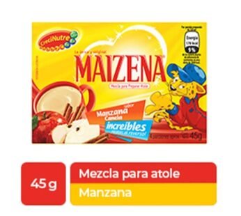 Atoles Y Maicenas Maizena Manzana Canela 45g