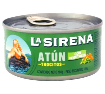 ATUN LA SIRENA TZO VEGETAL 160G