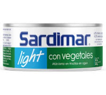 ATUN CON VEGETALES LIGHT SARDIMAR 140GR