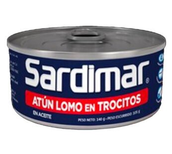 ATUN LOMO EN TROCITOS SARDIMAR 140GR