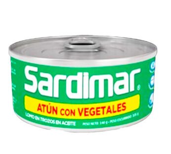 ATUN EN VEGETALES SARDIMAR 140GR