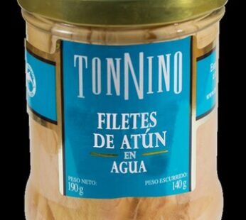 ATÚN TONNINO LOMOS EN AGUA 190G