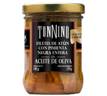 ATUN TONNINO PIMIENTA NEGRA 180 G