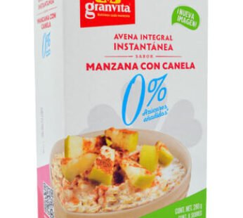 Avena Integral Sin Azúcar Manzana Granvita 280 g