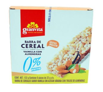 BARRA D/CEREAL VAINILLA C/ALMENDRA 0% AZ