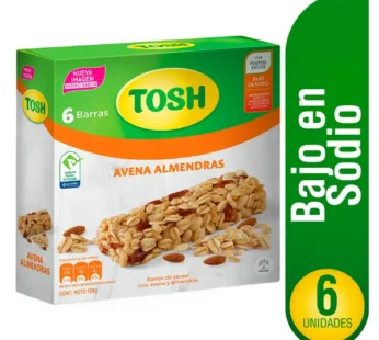 BARRA DE CEREAL AVENA-ALMENDRA TOSH 138G