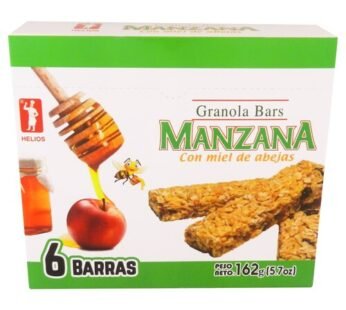 BARRA GRANOLA HELIOS MANZANA 162 G