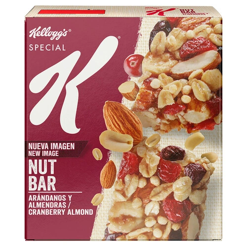 Barra de Cereal Kellogg´s Special K Nutbar Arandano 165g