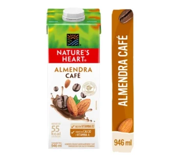 Bebida Vegetal Nature´s Heart Almendra Cafe 946ml