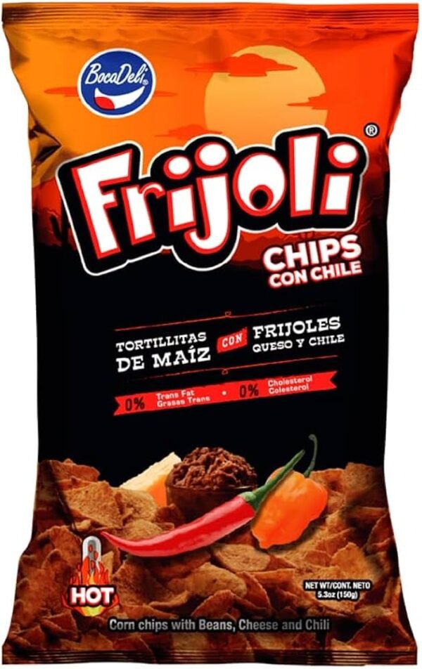 Boquitas Frijoli Chips Chile 140 g Bocadeli