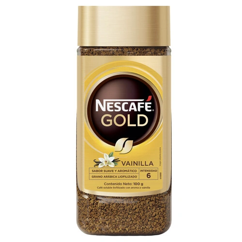 Café Instantáneo Nescafé Gold Vainilla 100g Frasco - Supermercado