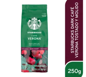 Café Molido Starbucks Verona Tueste Oscuro 250g Bolsa