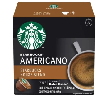 STARBUCKS® by NESCAFÉ® Dolce Gusto Americano House Blend 12 cápsulas