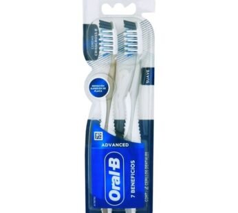 2 PACK CEPILLO ORAL B 7 BENEFICIOS