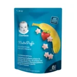 Galletas Nutripuff A Base De Harina De Arroz Y Avena Con Fresa Banano 42 g Gerber