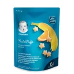 Galletas Nutripuff A Base De Harina De Arroz Y Avena Con Naranja Banano 42 g Gerber