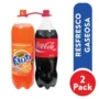 Gaseosa Coca Cola + Fanta 2.5 L 2 Pack Pet