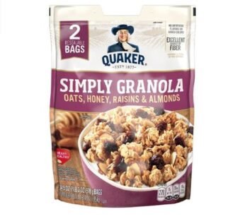 2PACK GRANOLA PASAS ALMEND QUAKER 978G