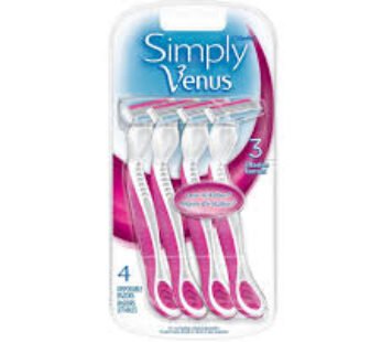 Maquina De Afeitar Gillette Venus Simply 4 Unidades