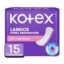 Protectores Diarios Kotex Largos 15 Unidades