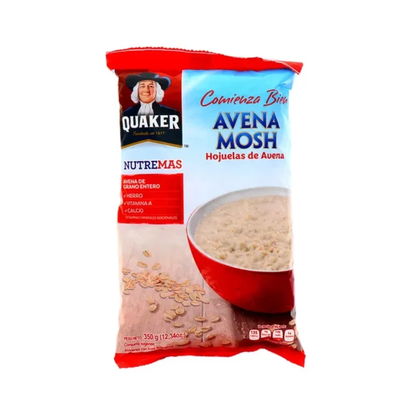 SE-ABA-AVE-QUA-81536 QUAKER AVENA MOSH NUTREMAS 350G