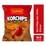 SE-ABA-BOQ-KOR-81330 KORCHIPS DIANA CON CHILE 165G