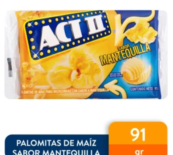 POP CORN ACT-II MANTEQUILLA 91 G