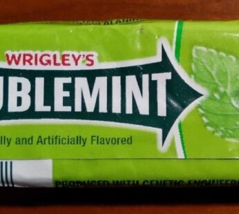 CHICLE WRIGLEY DOUBLEMINT HIERBABUE 5UN