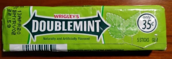 SE-ABA-CHI-CHI-80720 CHICLE WRIGLEY DOUBLEMINT HIERBABUE 5UN