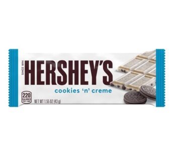Chocolate Hersheys Cookies and Creme 43g unidad