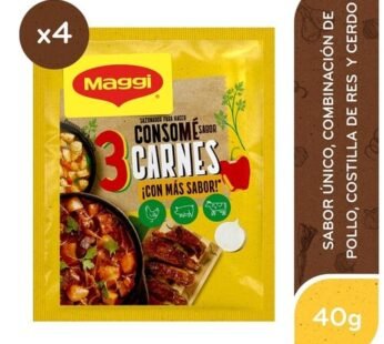 Consomé MAGGI 3 Carnes 40g Sobre