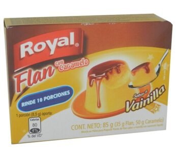 FLAN ROYAL CON CARAMELO 85 GRAMOS