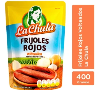 Frijoles La Chula Rojos Volteados 400g unidad