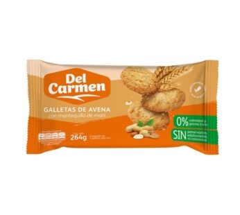 GALLETA DE AVENA DEL CARMEN MANTEQUILLA DE MANI 44G 6PK