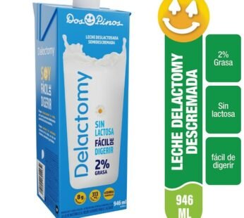 Leche Semidescremada 946 ml Delactomy