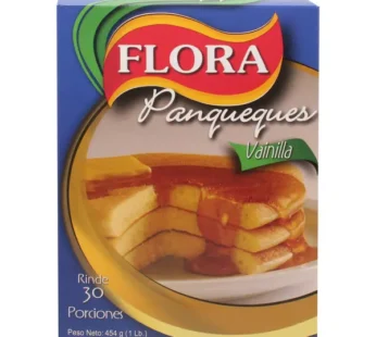 HARINA P/PANQUEQUES FLORA VAINILLA 454 G