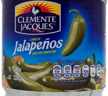 CHILE JALAPEÑO ENTE CLEMENTE JACQ 380 G