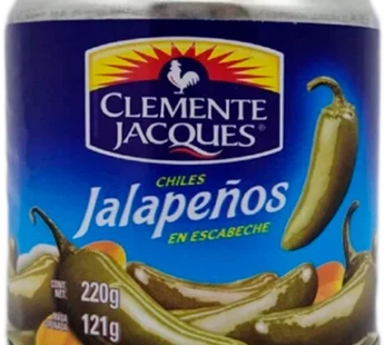 CHILE JALAPEÑO ENTERO CLEMENTE JACQ 220G