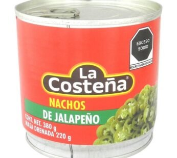 CHILE JALAPEÑO NACHO 380 GRS COSTEÑA